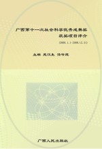 广西第十一次社会科学优秀成果奖获奖项目评介 2008-2009