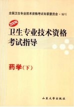 卫生专业技术资格考试指导 药学 下 2004