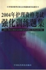 2004年护理资格考试强化训练题集 下