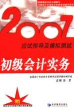 2007应试指导及模拟测试 初级会计实务