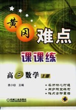 黄冈难点课课练  高二数学  上