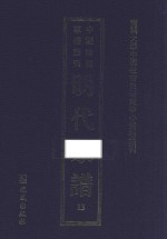 南开大学中国社会史研究中心资料丛刊 中国珍稀家谱丛刊 明代家谱 13