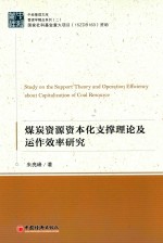 煤炭资源资本化支撑理论及运作效率研究