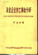 冶金企业伤亡事故分析 冶金工业重大伤亡事故分析学术讨论会论文选编 矿山分册