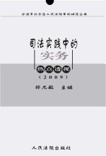 司法实践中的实务热点透视 2009