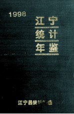 江宁统计年鉴  1998