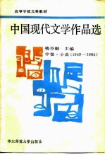 中国现代文学作品选 中 小说 1949-1984