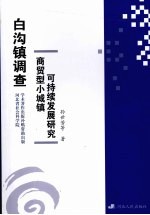 白沟镇调查 商贸型小城镇可持续发展研究