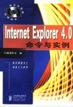 Internet Explorer 4.0 命令与实例