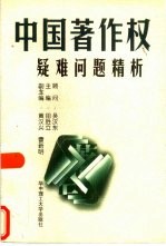 中国著作权疑难问题精析