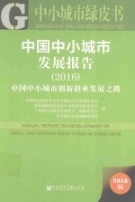 中国中小城市发展报告  中国中小城市创新创业发展之路  2016