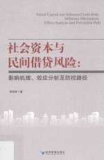 社会资本与民间借贷风险 影响机理、效应分析及防控路径