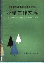 吉林省中小学生作文竞赛获奖作品小学生作文选