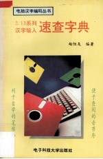 2.13系列汉字输入速查字典