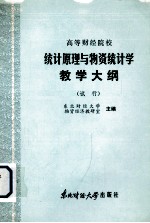 高等财经院校 统计原理与物资统计学教学大纲 （试行）