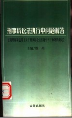 刑事诉讼法执行中问题解答 正确理解和适用《关于刑事诉讼法实施中若干问题的规定》