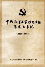 中共沿河土家族自治县历史大事记 1933年-199年