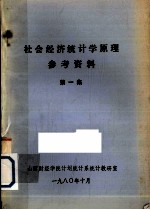 社会经济统计学原理参考资料 第1集