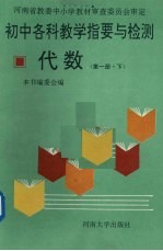 初中各科教学指要与检测 代数 第1册 下