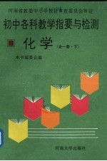 初中各科教学指要与检测 化学 全1册 下