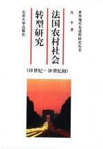 法国农村社会转型研究 19世纪-20世纪初