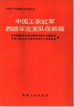 中国工农红军西路军左支队在新疆