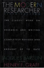 THE MODERN RESEARCHER FIFTH EDITION