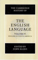 THE CAMBRIDGE HISTORY OF THE ENGLISH LANGUAGE VOLUME VI