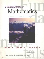 FUNDAMENTALS OF MATHEMATICS SIXTH EDITION