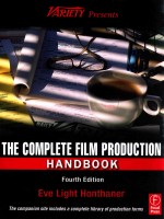 THE COMPLETE FILM PRODUCTION HANDBOOK FOURTH EDITION