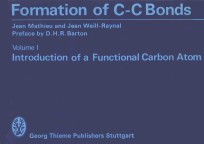 FORMATION OF C-C BONDS VOLUME 1 INTRODUCTION OF A FUNCTIONAL CARBON ATOM