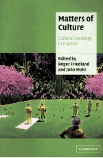 Matters of culture cultural sociology in practice