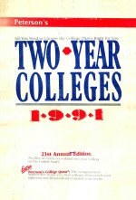 TWO·YEAR COLLEGES 1991 TWENTY-FIRST EDITION