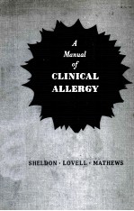 A MANUAL OF CLINICAL ALLERGY