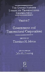 united nations library on transnational corporations volumen 7 Governments and transnational corpora