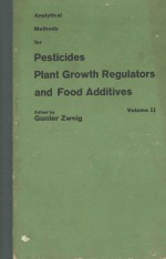 ANALYTICAL METHODS FOR PESTICIDES PLANT GROWTH REGULATORS AND FOOD ADDITIVES VOLUME II INSECTICIDE