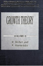 Growth theory volume Ⅱ optimal growth theories