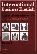 INTERNATIONAL BUSINESS ENGLISH WORK BOOK