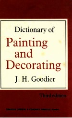 DICTIONARY OF PAINTING AND DECORATING THIRD EDITION