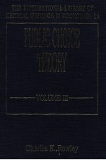 Public choice theory volume Ⅲ the separation of powers and constitutional political economy