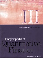 Encyclopedia of quantitative finance volume 3