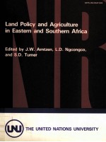 Land policy and agriculture in Eastern and Southern Africa : selected papers presented at a workshop