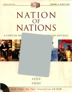 NATION OF NATIONS A CONCISE NARRATIVE OF THE AMERICAN REPUBLIC VOLUME TWO:SINCE 1865 THIRD EDITION