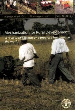 MECHANIZATION FOR RURAL DEVELOPMENT:A REVIEW OF PATTERNS AND PROGRESS FROM AROUND THE WORLD