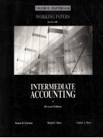 WORKING PAPERS FOR USE WITH INTERMEDIATE ACCOUNTING REVISED EDITION