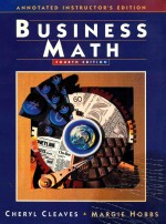 Business math annotated instructor's edition fourth edition