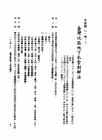 中华民国台湾地区企业经营法规 1 第2篇 生态与资源 3 水资源 2-3-3 台湾地区地下水管制办法