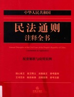 中华人民共和国民法通则注释全书 配套解析与应用实例