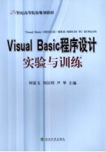 Visual Basic 程序设计实验与训练