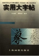 实用大字帖 宋蔡京《节夫帖》等二帖选字本